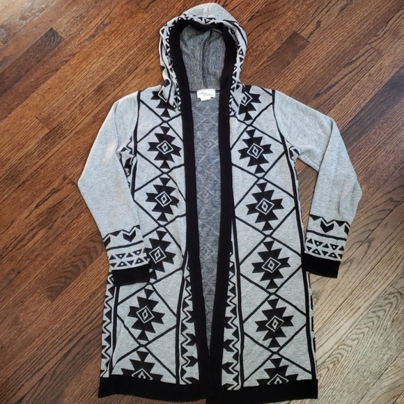 Allison Brittney Sweaters - Allison Brittney Hooded Cardigan